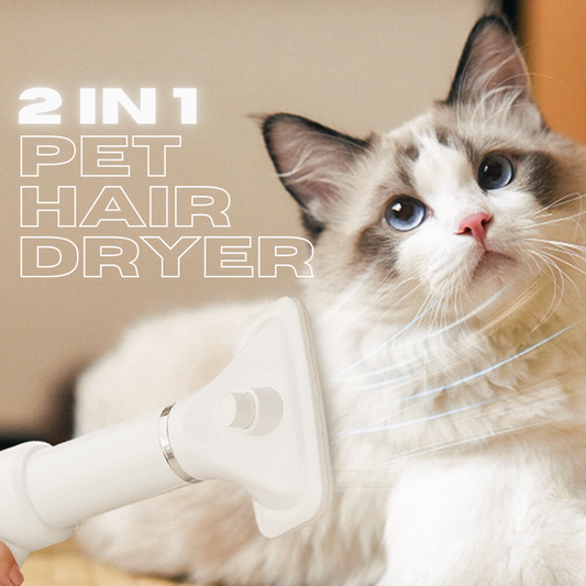 Portable 2-in-1 Pet Hair Dryer
